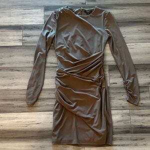 Marciano Guess Green/Mocha Long Sleeve Dress
